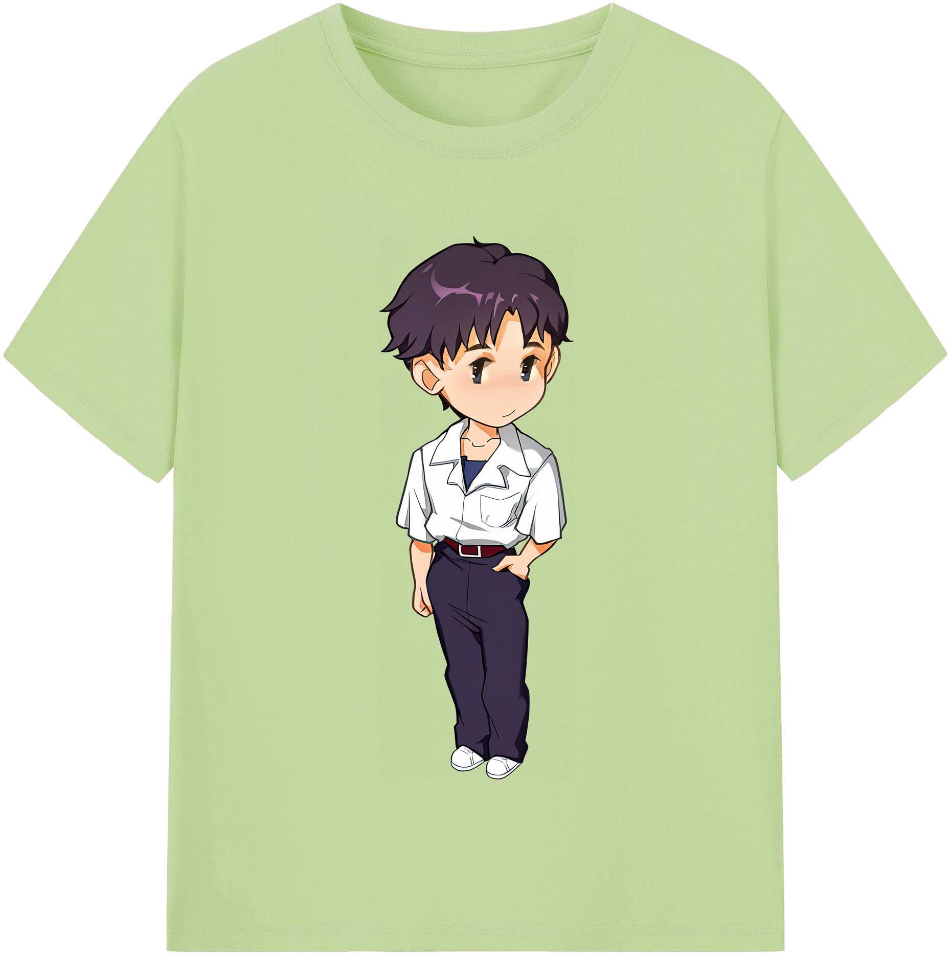 （画像用） EVA 新世紀エヴァンゲリオン 綿100％半袖Tシャツ（フロントプリント）